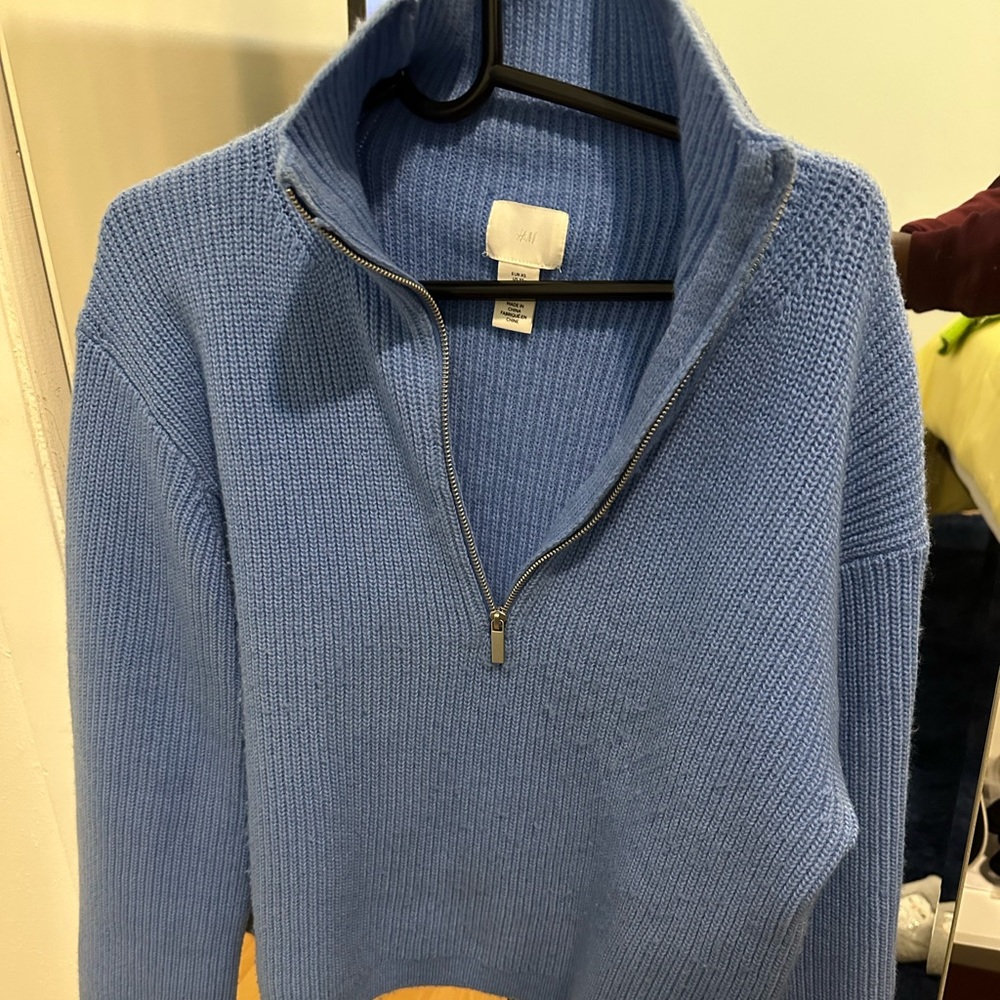 Blue H&M Cardigan/Sweater